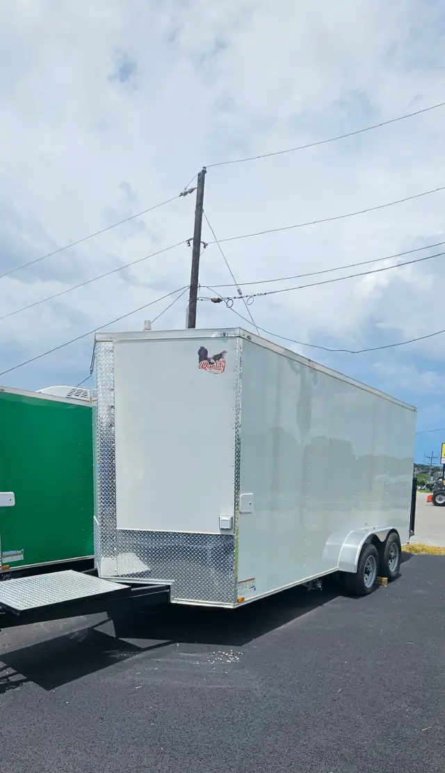 7×16TA3 White Concession Trailer #70445 — listing photo 2