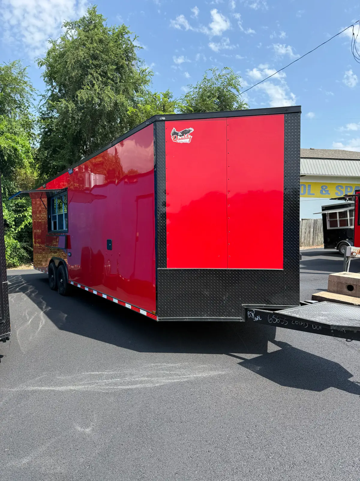 8.5×26TA3 - Concession/Food Trailer - with Half Bath — exterior view