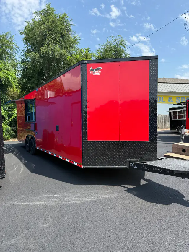 8.5×26TA3 - Concession/Food Trailer - with Half Bath — exterior view