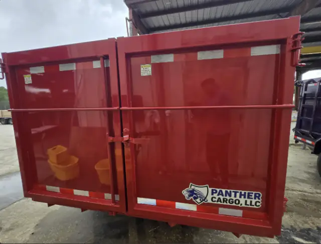 Panther 7×14TA Dump Trailer - Black — listing photo 3